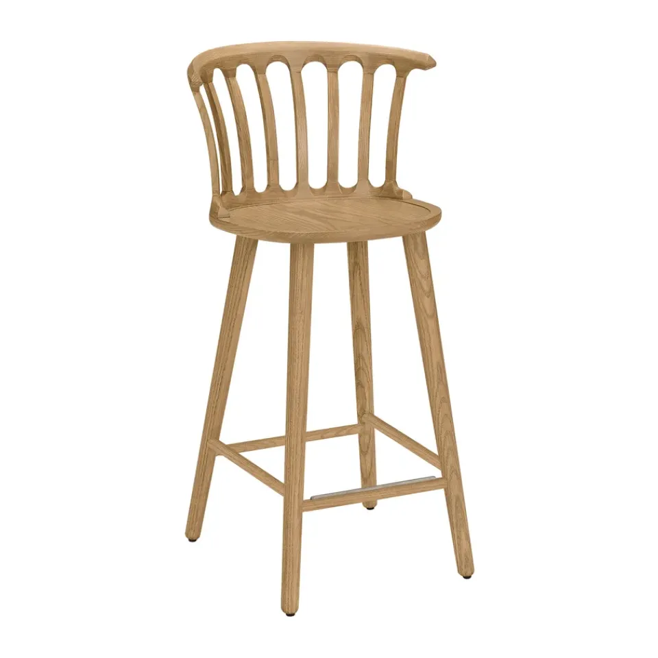 Hans K Bar Stools*San Marco bar stool 63 cm, Oiled oak Brown