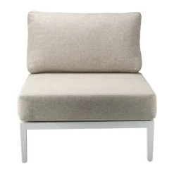 1898 Garden Sofas & Garden Benches|Outdoor Lounge Furniture*Santander modul sofa center module, White-beige WhiteBeige