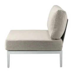 1898 Garden Sofas & Garden Benches|Outdoor Lounge Furniture*Santander modul sofa center module, White-beige WhiteBeige