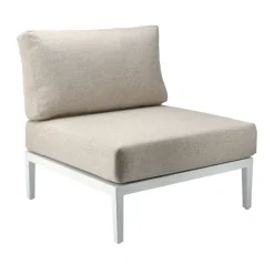 1898 Garden Sofas & Garden Benches|Outdoor Lounge Furniture*Santander modul sofa center module, White-beige WhiteBeige