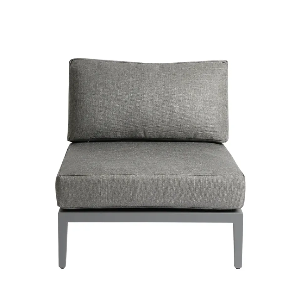 1898 Garden Sofas & Garden Benches|Outdoor Lounge Furniture*Santander modul sofa center module, Grey