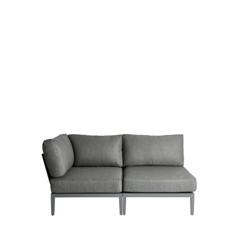1898 Garden Sofas & Garden Benches|Outdoor Lounge Furniture*Santander modul sofa center module, Grey