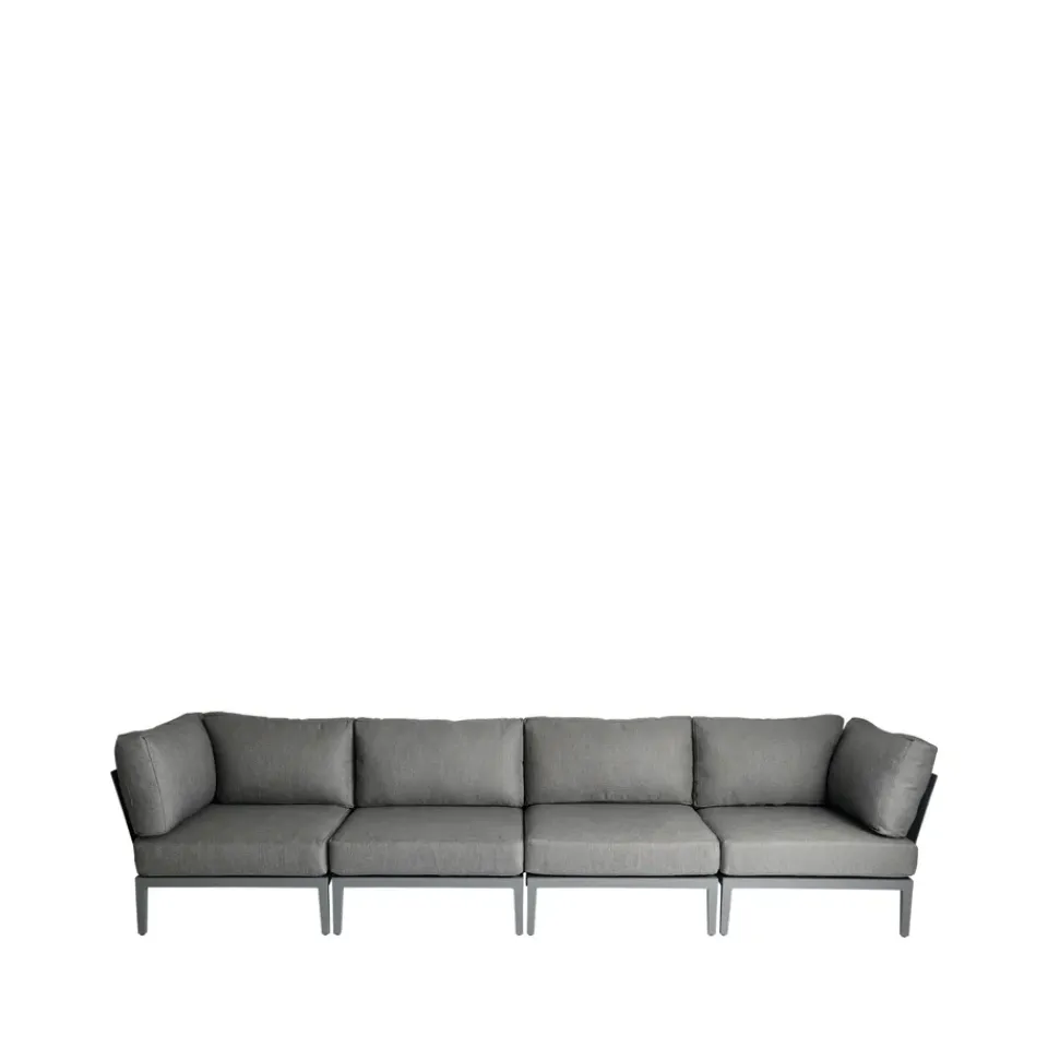 1898 Garden Sofas & Garden Benches|Outdoor Lounge Furniture*Santander modul sofa center module, Grey