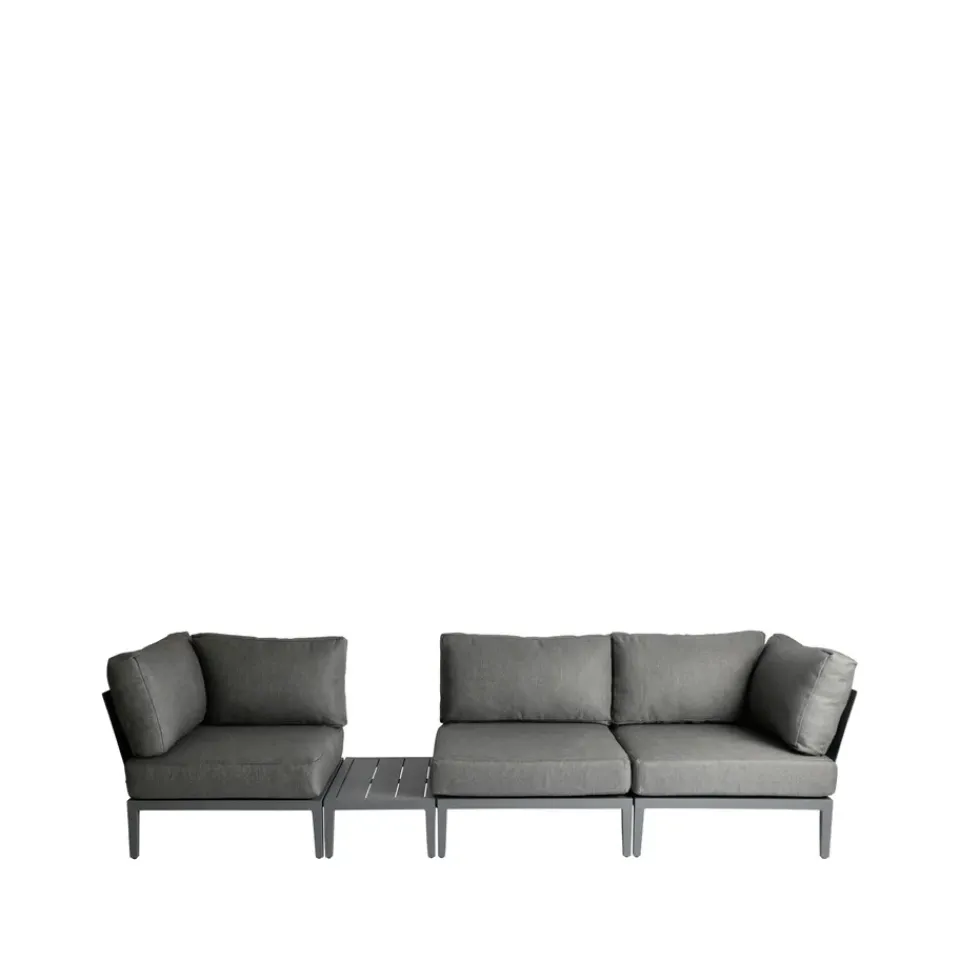 1898 Garden Sofas & Garden Benches|Outdoor Lounge Furniture*Santander modul sofa center module, Grey