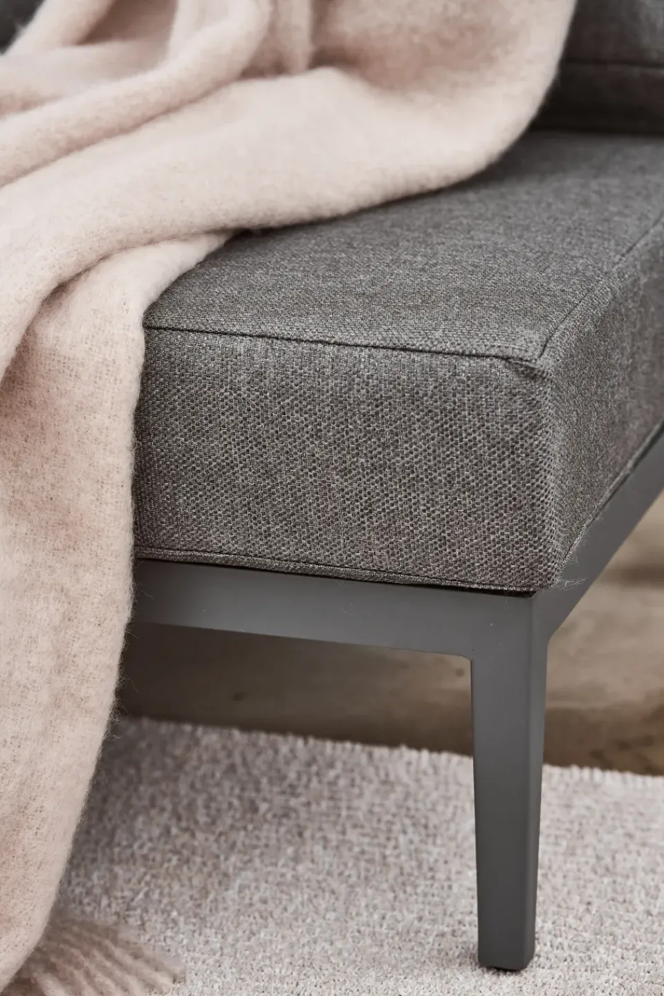 1898 Garden Sofas & Garden Benches|Outdoor Lounge Furniture*Santander modul sofa center module, Grey