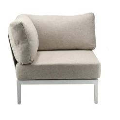 1898 Garden Sofas & Garden Benches|Outdoor Lounge Furniture*Santander modul sofa corner module, White-beige WhiteBeige