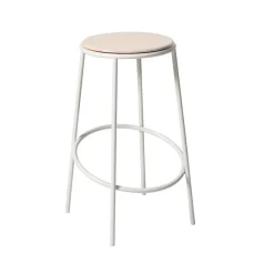 SMD Design Bar Stools*Saturnus barstool, Ash, white legs Beige