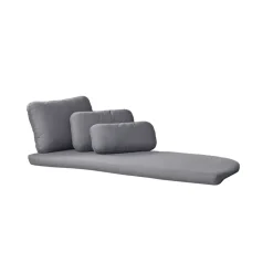 Cane-line Seat Cushions & Pads*Savannah cushion, Natté , left Grey