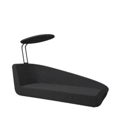 Cane-line Garden Sofas & Garden Benches*Savannah daybed, , left Black