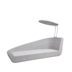 Cane-line Garden Sofas & Garden Benches*Savannah daybed, grey, right White