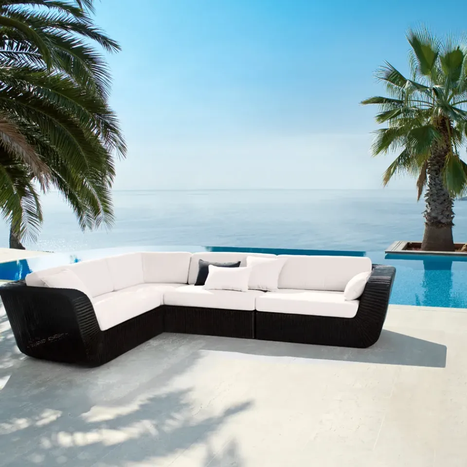 Cane-line Garden Sofas & Garden Benches|Outdoor Lounge Furniture*Savannah modular sofa, , right Black