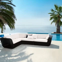 Cane-line Garden Sofas & Garden Benches|Outdoor Lounge Furniture*Savannah modular sofa, , left Black