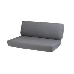 Cane-line Seat Cushions & Pads*Savannah sofa cushion, 2-seater Natté , left Grey