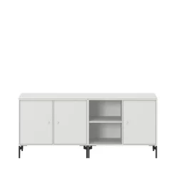 Montana T.V & Media Units|Dressers & Sideboards*Save side table, New 101, black lacquered leg White