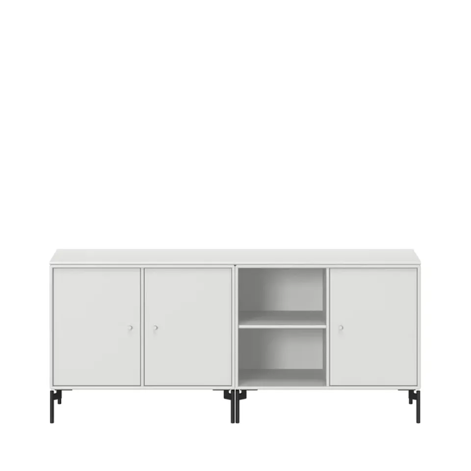 Montana T.V & Media Units|Dressers & Sideboards*Save side table, New 101, black lacquered leg White