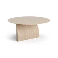 Swedese Coffee Tables*Savoa coffee table H40 cm, Oak white pigmented Beige