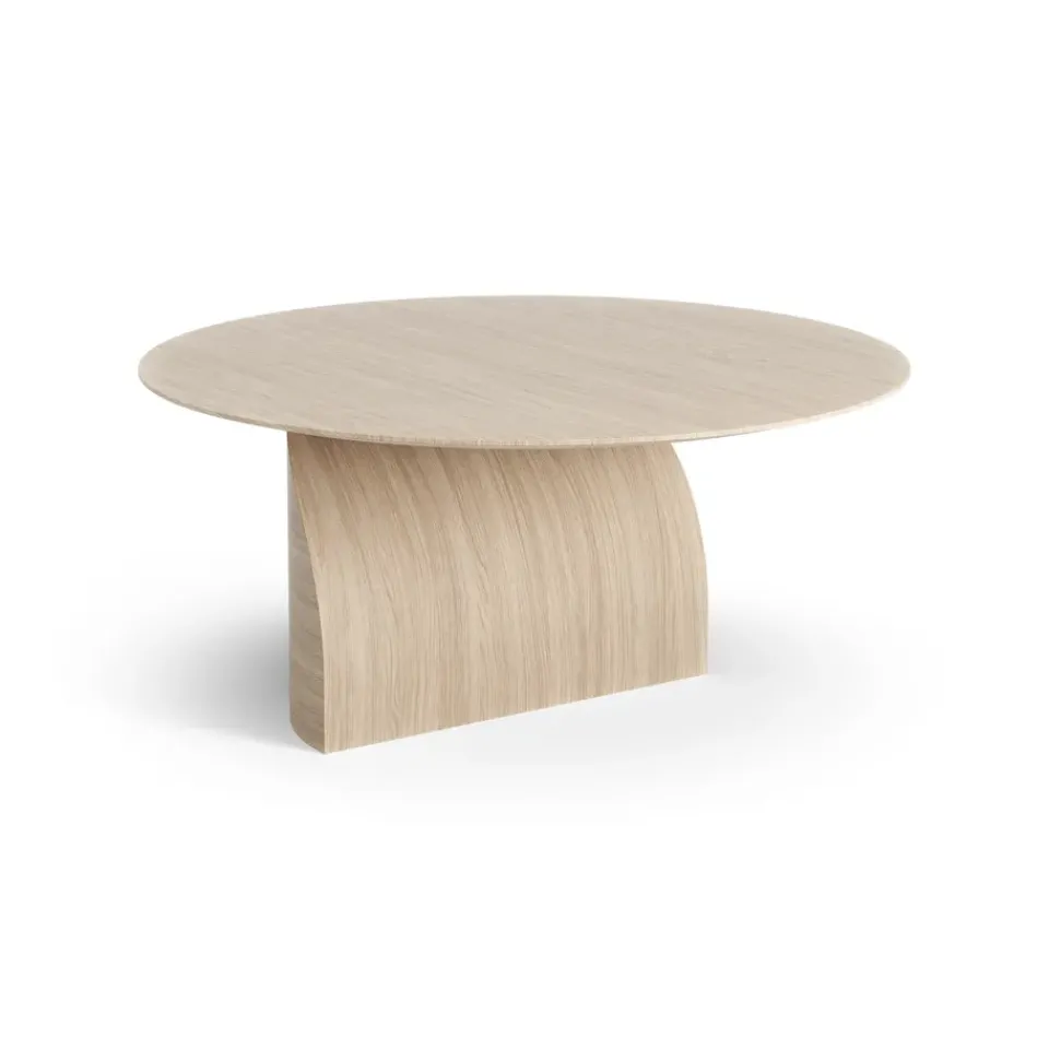 Swedese Coffee Tables*Savoa coffee table H40 cm, Oak white pigmented Beige
