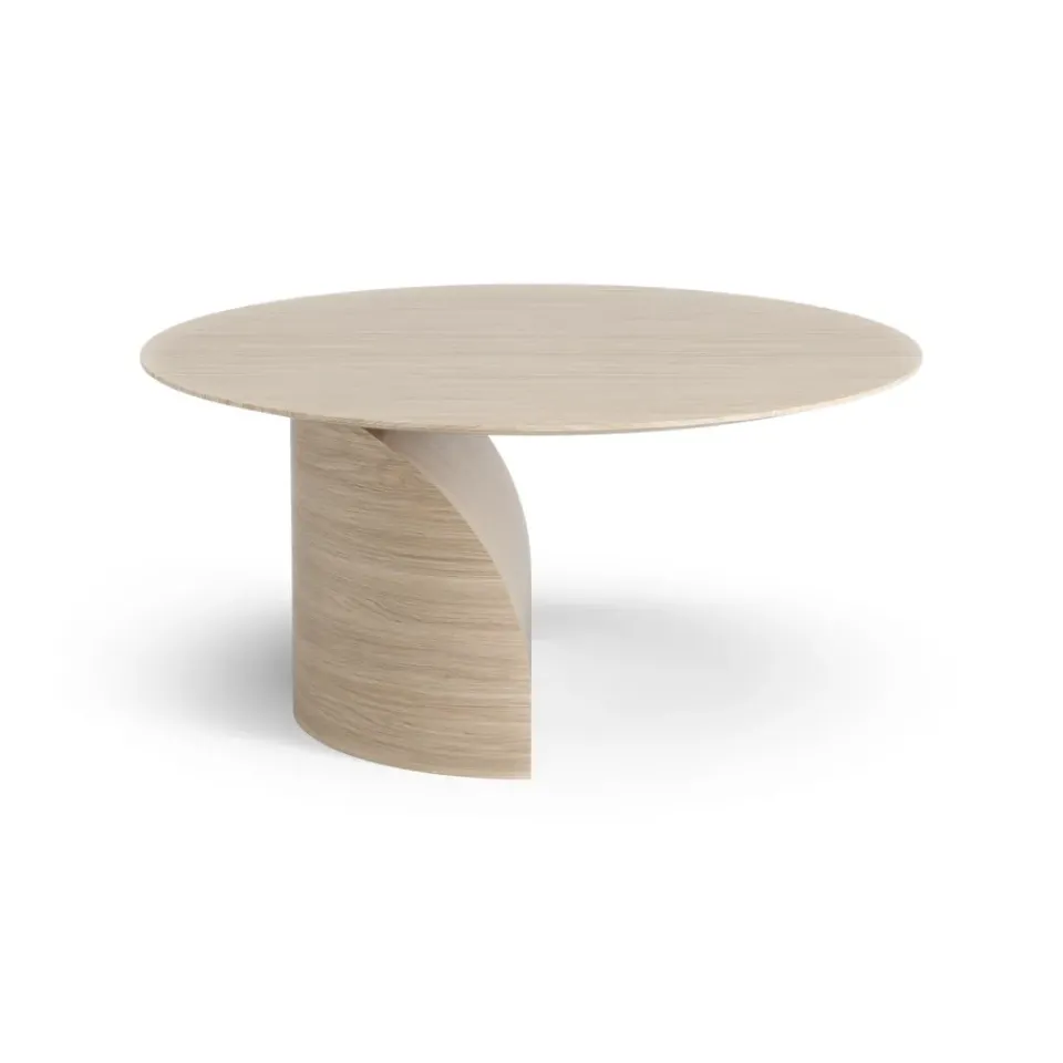Swedese Coffee Tables*Savoa coffee table H40 cm, Oak white pigmented Beige