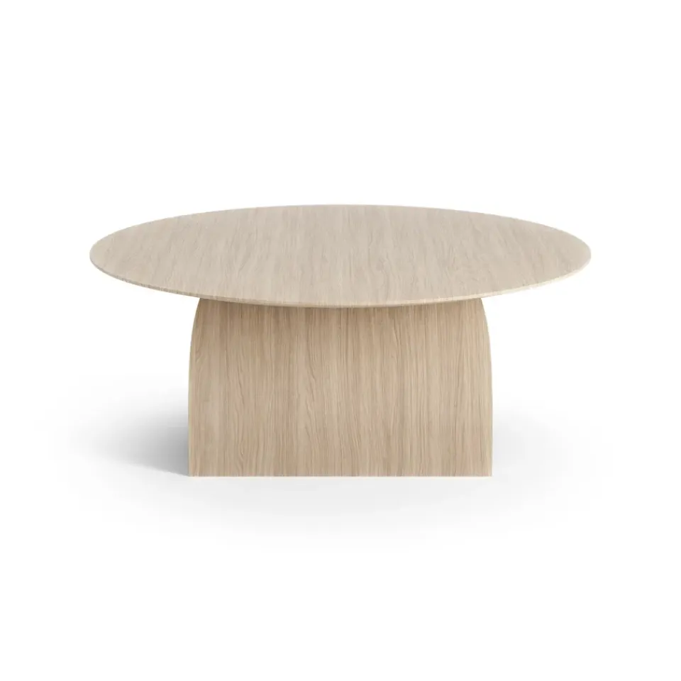 Swedese Coffee Tables*Savoa coffee table H40 cm, Oak white pigmented Beige