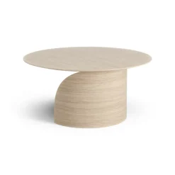 Swedese Coffee Tables*Savoa coffee table H40 cm, Oak white pigmented Beige