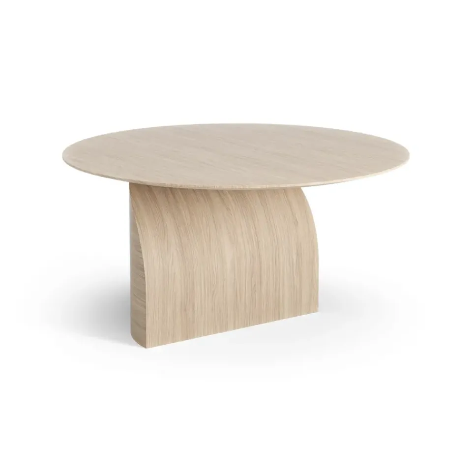 Swedese Coffee Tables*Savoa coffee table H45 cm, Oak white pigmented Beige