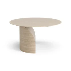 Swedese Coffee Tables*Savoa coffee table H45 cm, Oak white pigmented Beige
