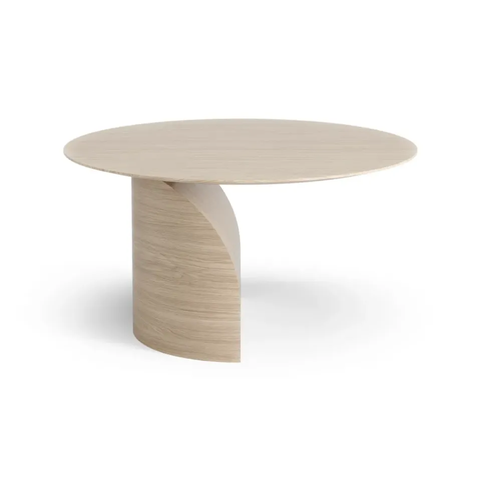 Swedese Coffee Tables*Savoa coffee table H45 cm, Oak white pigmented Beige
