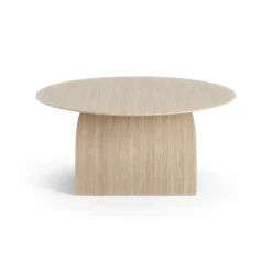 Swedese Coffee Tables*Savoa coffee table H45 cm, Oak white pigmented Beige