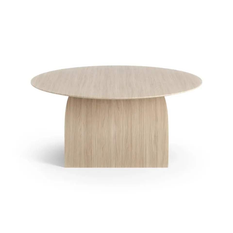 Swedese Coffee Tables*Savoa coffee table H45 cm, Oak white pigmented Beige