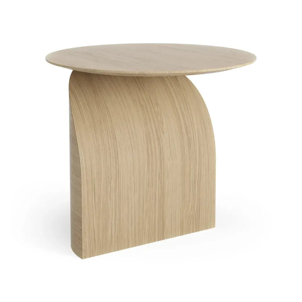 Swedese Side Tables*Savoa table H50 cm, Oak laquered Beige