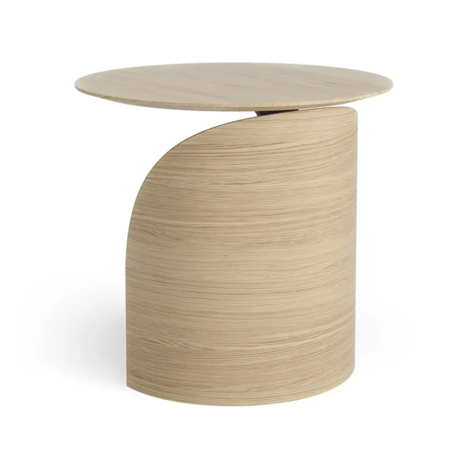 Swedese Side Tables*Savoa table H50 cm, Oak laquered Beige