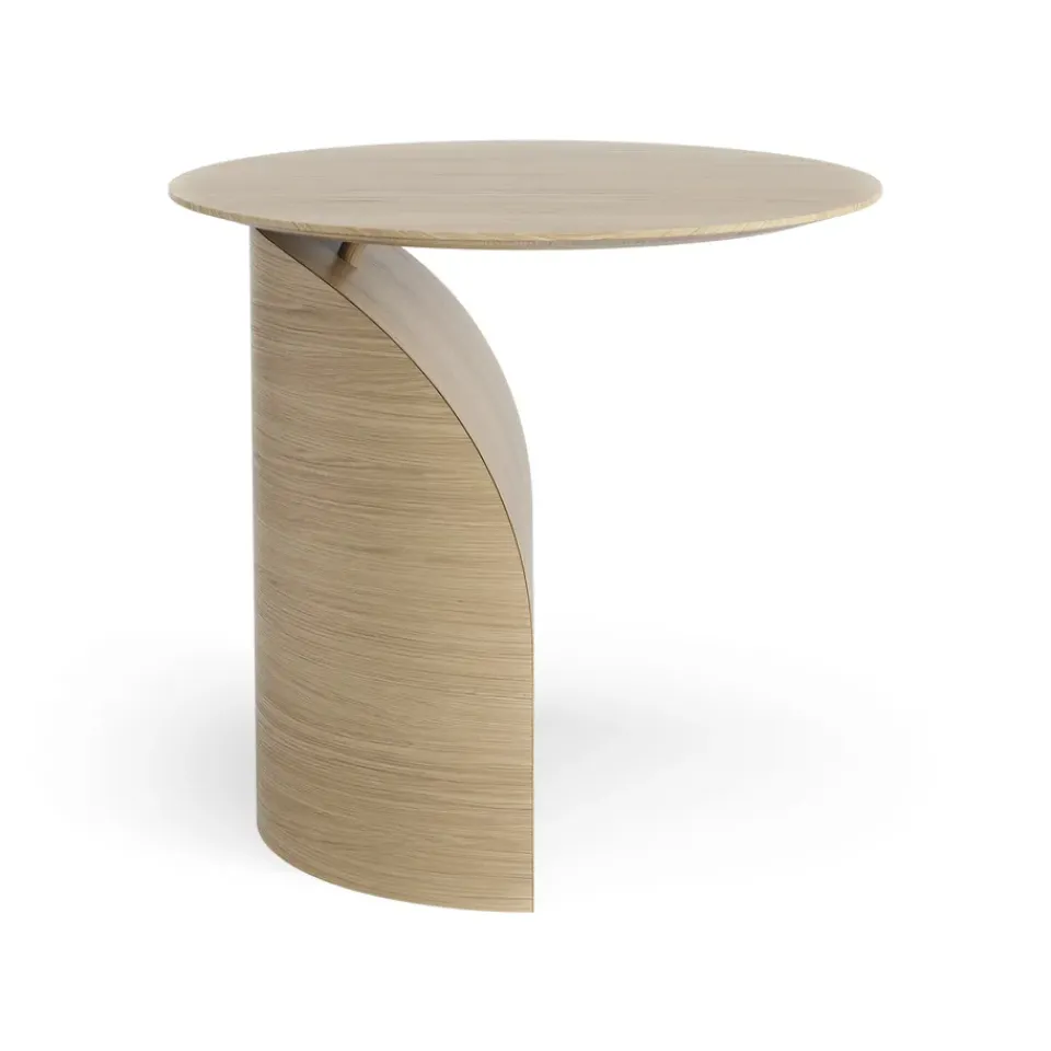 Swedese Side Tables*Savoa table H50 cm, Oak laquered Beige