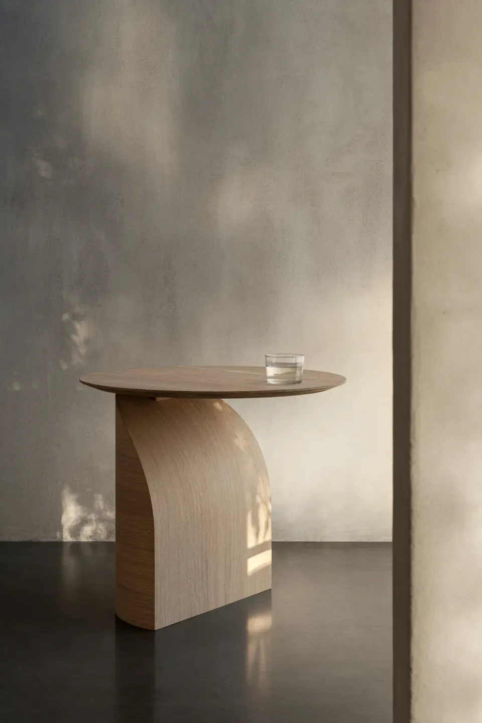 Swedese Side Tables*Savoa table H50 cm, Oak laquered Beige