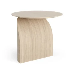 Swedese Side Tables*Savoa table H50 cm, Oak white pigmented Beige