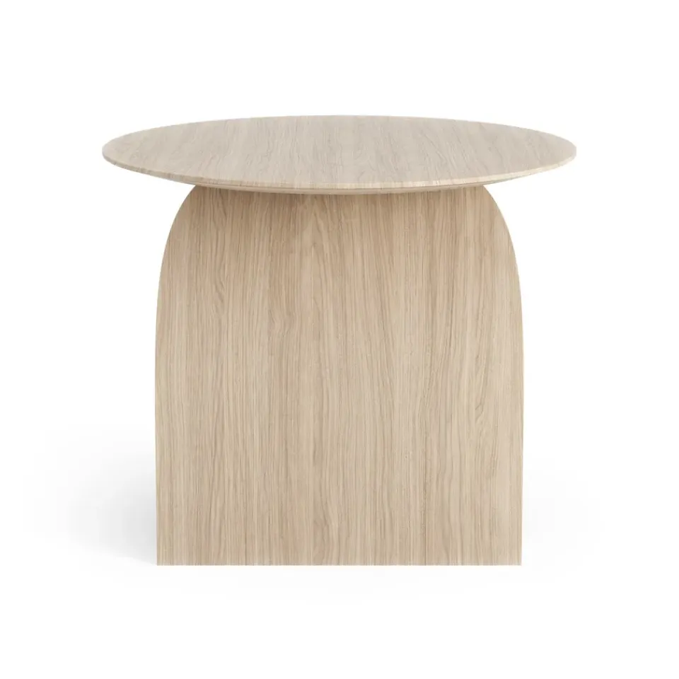 Swedese Side Tables*Savoa table H50 cm, Oak white pigmented Beige
