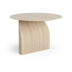 Swedese Side Tables*Savoa table H45 cm, Oak white pigmented Beige
