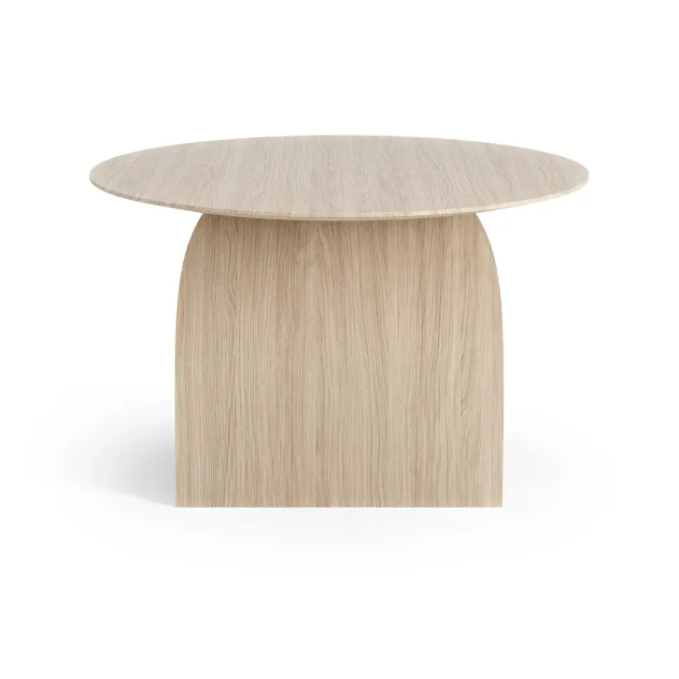 Swedese Side Tables*Savoa table H45 cm, Oak white pigmented Beige