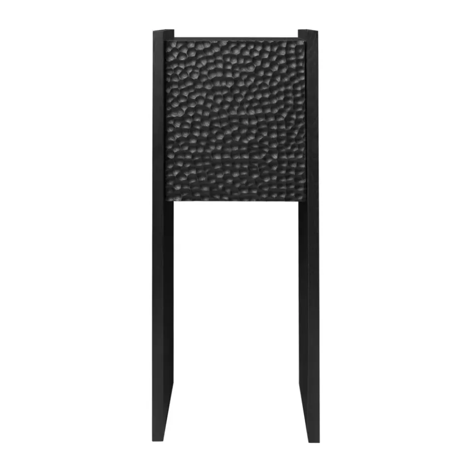 Ferm Living Display & Glass Cabinets*Scarni cabinet, Dark stained ash, 38x40x100 cm Brown
