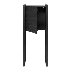 Ferm Living Display & Glass Cabinets*Scarni cabinet, Dark stained ash, 38x40x100 cm Brown