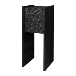Ferm Living Display & Glass Cabinets*Scarni cabinet, Dark stained ash, 38x40x100 cm Brown