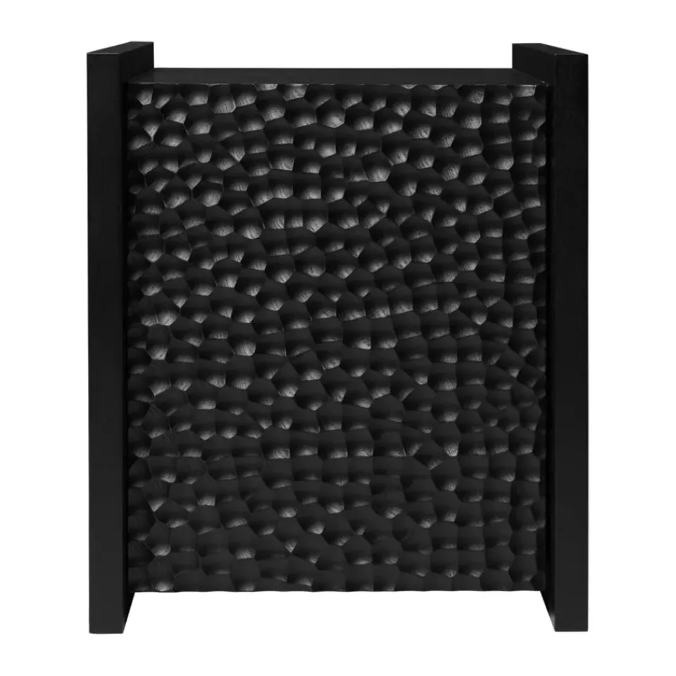 Ferm Living Side Tables*Scarni side table, Dark-stained ash, 38x40x45 cm Brown