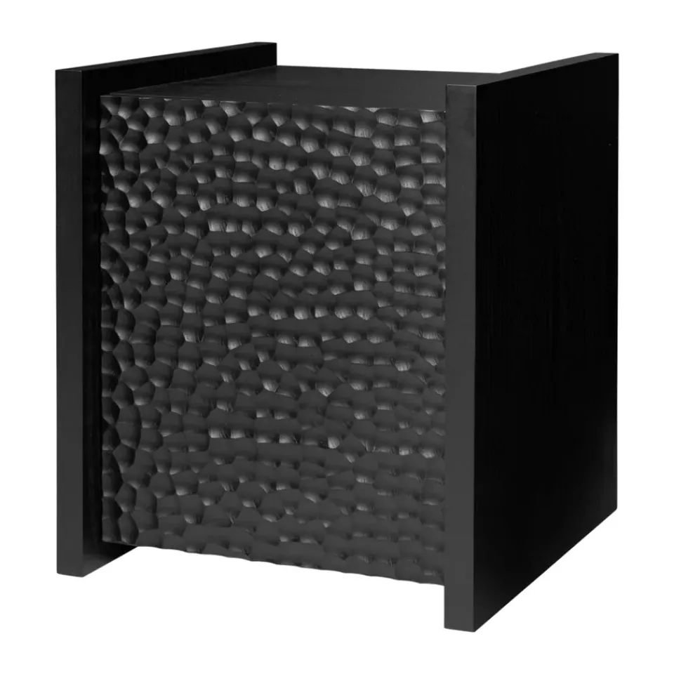Ferm Living Side Tables*Scarni side table, Dark-stained ash, 38x40x45 cm Brown