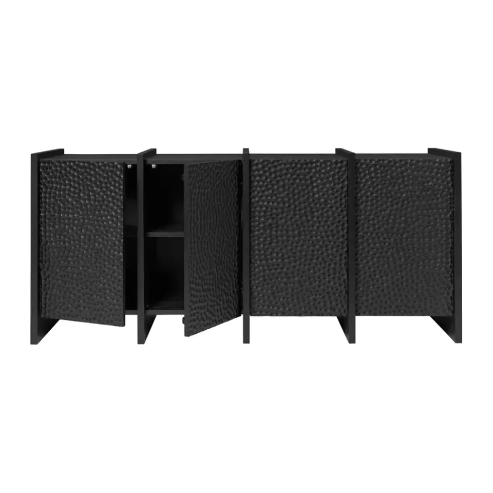 Ferm Living Dressers & Sideboards*Scarni sideboard, Dark-stained ash, 163x50x74 cm Brown