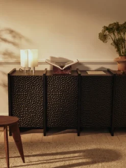 Ferm Living Dressers & Sideboards*Scarni sideboard, Dark-stained ash, 163x50x74 cm Brown