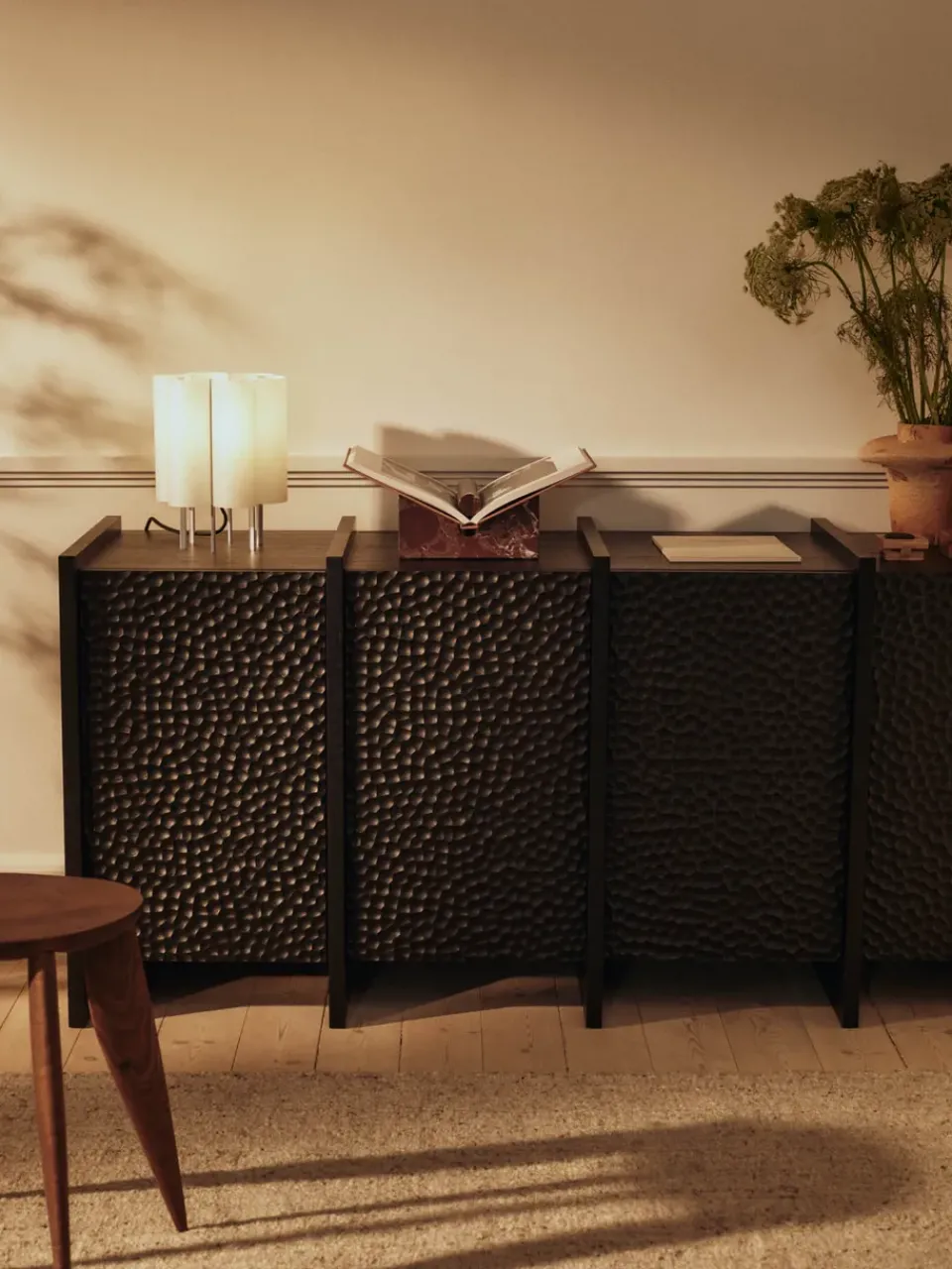 Ferm Living Dressers & Sideboards*Scarni sideboard, Dark-stained ash, 163x50x74 cm Brown