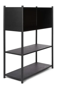 Gejst Shelves & Shelving Systems*Sceene bookcase B, oiled oak Black