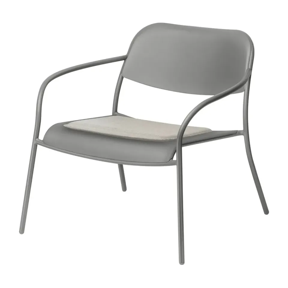 Blomus Garden Details & Accessories|Seat Cushions & Pads*Seat pad to YUA lounge chair, Melange Grey
