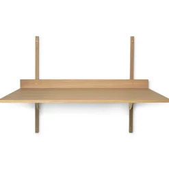Ferm Living Desks*Sector desk, oak-brass Brown