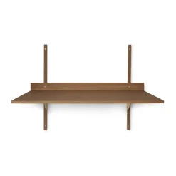 Ferm Living Desks*Sector desk, Smoked Oak, brass Brown