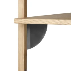 Ferm Living Shelves & Shelving Systems*Sector shelf triple wide, Oak-black Brown